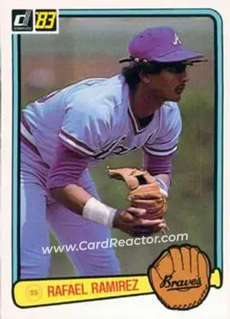 1983 Donruss #310 - Rafael Ramirez - Atlanta Braves - Front