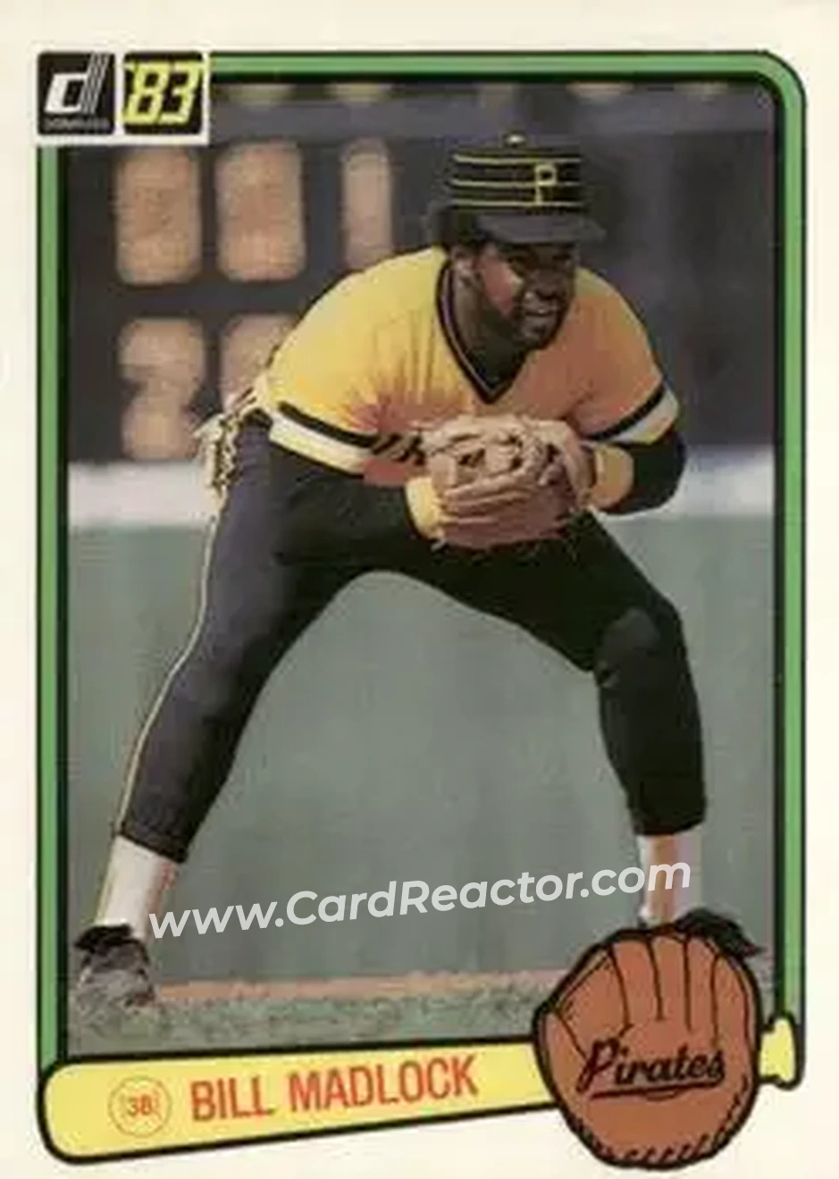 1983 Donruss #311 - Bill Madlock - Pittsburgh Pirates - Front
