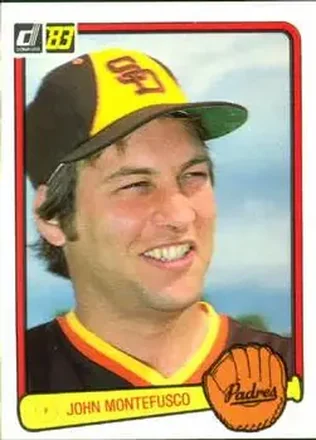 1983 Donruss #313 - John Montefusco - San Diego Padres