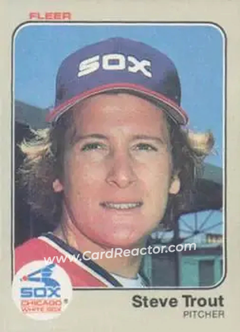 1983 Fleer #251 - Steve Trout - Chicago White Sox - Front