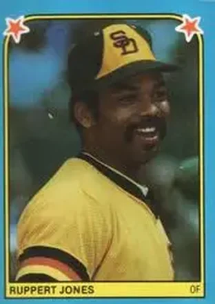 1983 Fleer Star Stickers #222 - Ruppert Jones - San Diego Padres