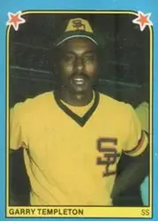 1983 Fleer Star Stickers #227 - Garry Templeton - San Diego Padres 1983 Fleer Star Stickers #227 - Garry Templeton - San Diego Padres