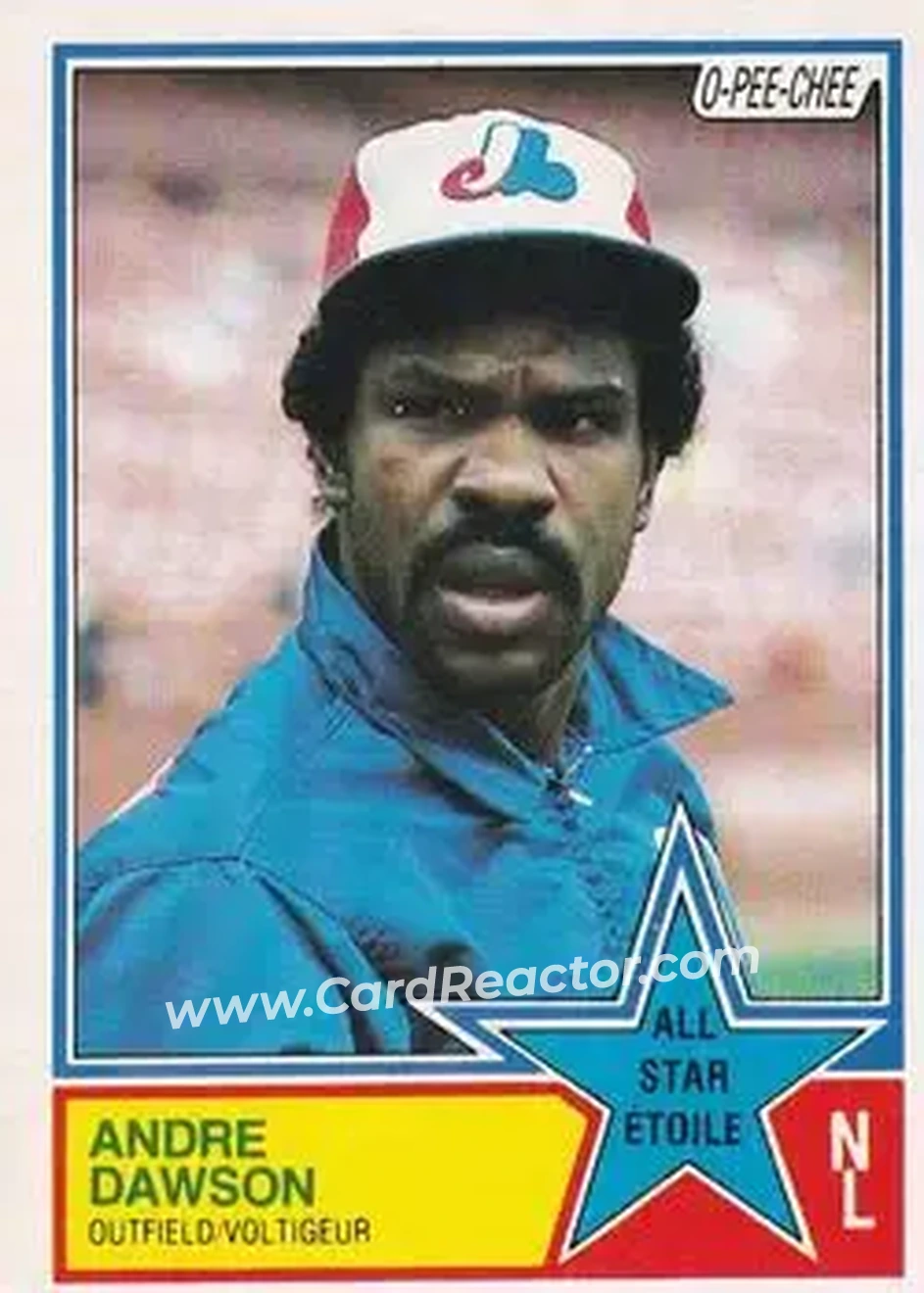 1983 O-Pee-Chee #173 - Andre Dawson - Montreal Expos - Front
