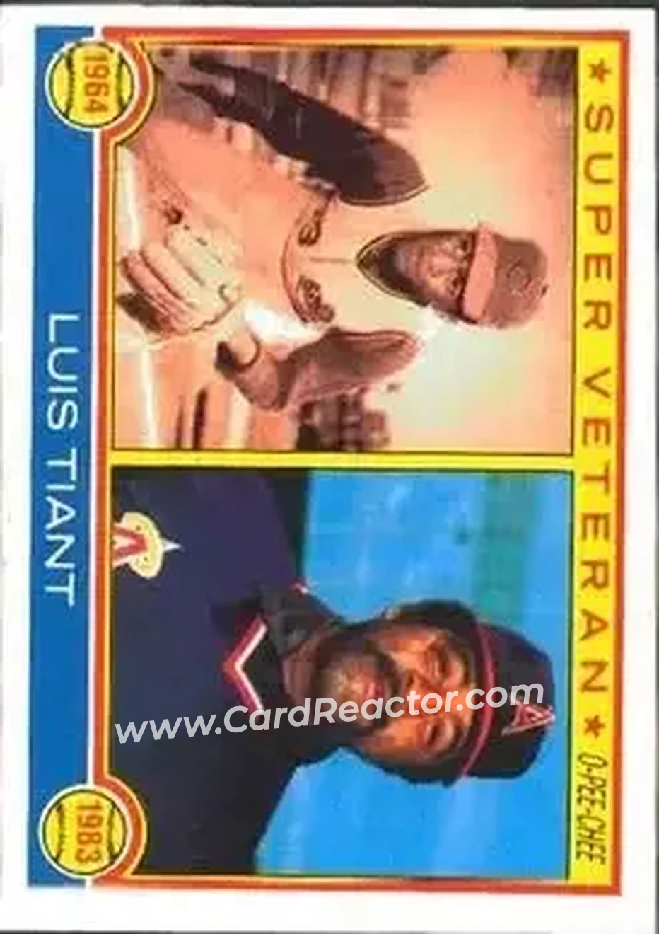 1983 O-Pee-Chee #179 - Luis Tiant - Front