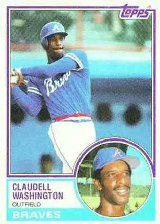 1983 Topps #235 - Claudell Washington - Atlanta Braves 1983 Topps #235 - Claudell Washington - Atlanta Braves