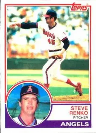 1983 Topps #236 - Steve Renko - California Angels 1983 Topps #236 - Steve Renko - California Angels
