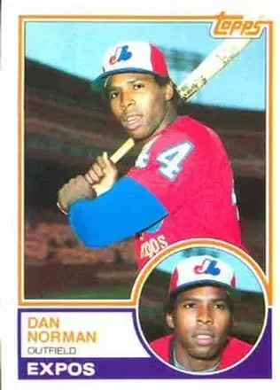 1983 Topps #237 - Dan Norman - Montreal Expos