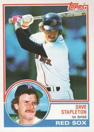 1983 Topps #239 - Dave Stapleton - Boston Red Sox