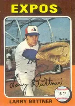 1975 Topps #543 - Larry Biittner - Montreal Expos