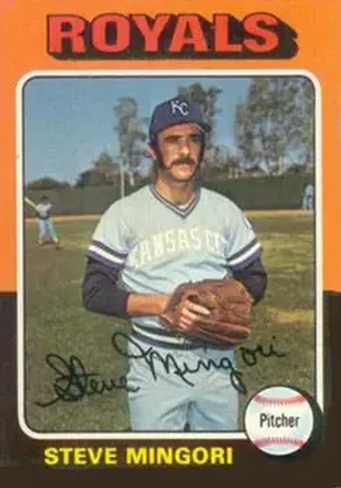 1975 Topps #544 - Steve Mingori - Kansas City Royals
