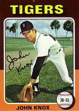 1975 Topps #546 - John Knox - Detroit Tigers