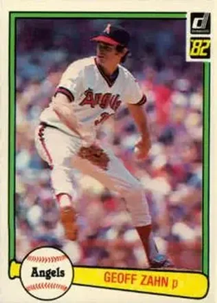 1982 Donruss #164 - Geoff Zahn - California Angels 1982 Donruss #164 - Geoff Zahn - California Angels