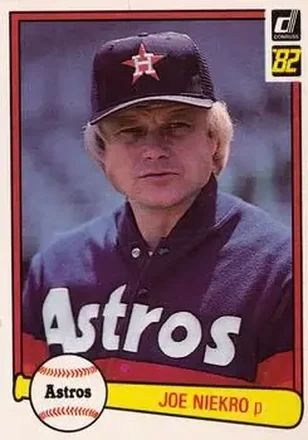 1982 Donruss #167 - Joe Niekro - Houston Astros