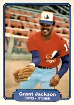 1982 Fleer #191 - Grant Jackson - Montreal Expos