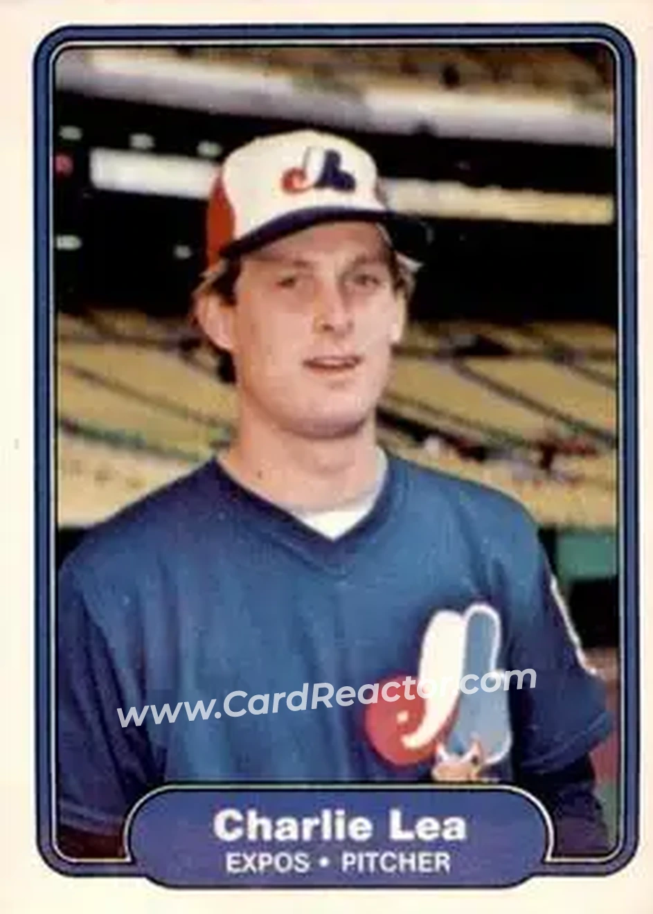 1982 Fleer #193 - Charlie Lea - Montreal Expos - Front 1982 Fleer #193 - Charlie Lea - Montreal Expos - Front