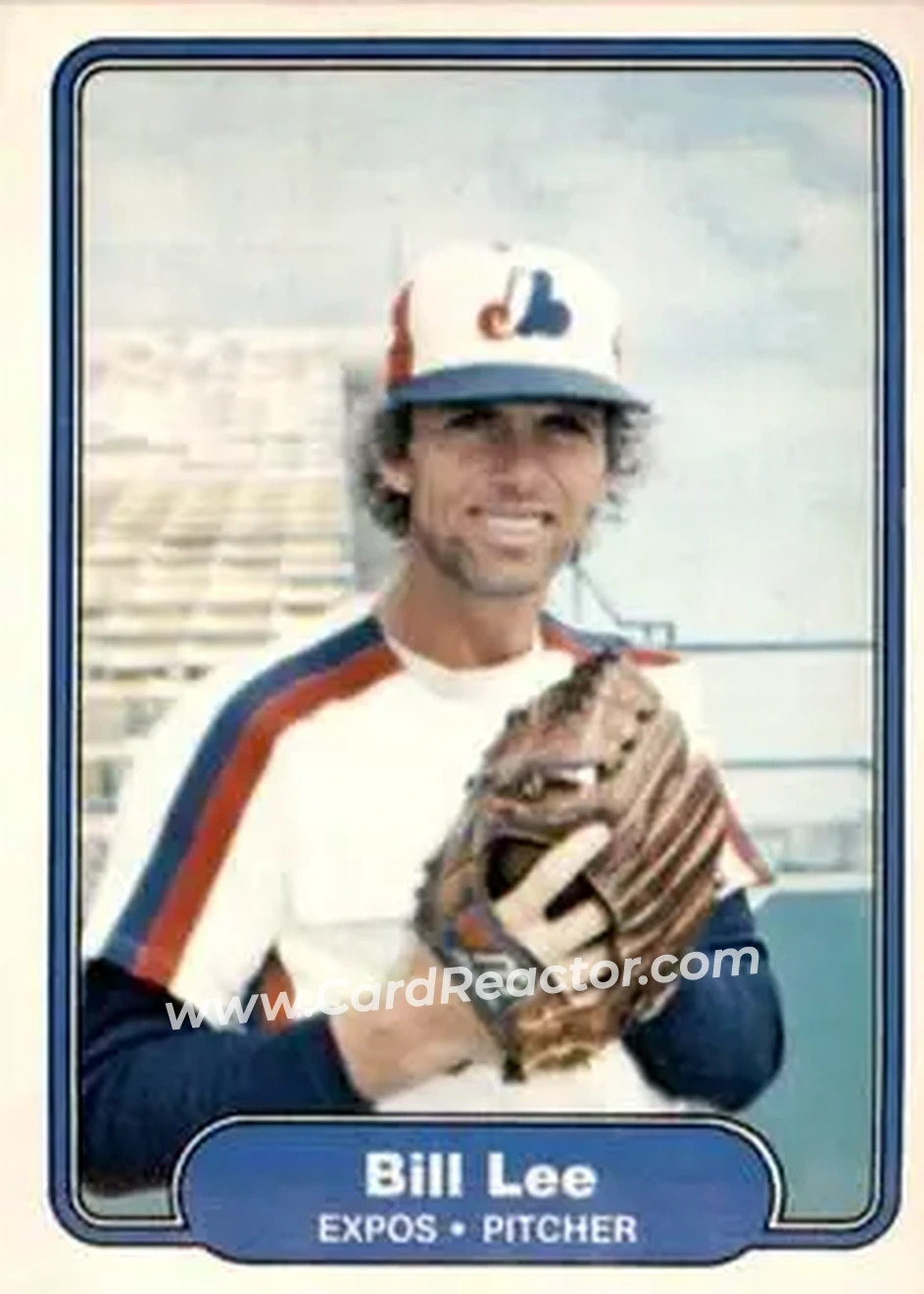 1982 Fleer #194 - Bill Lee - Montreal Expos - Front