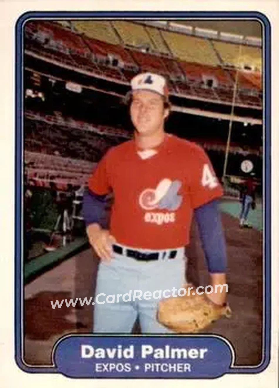 1982 Fleer #199 - Dave Palmer - Montreal Expos - Front