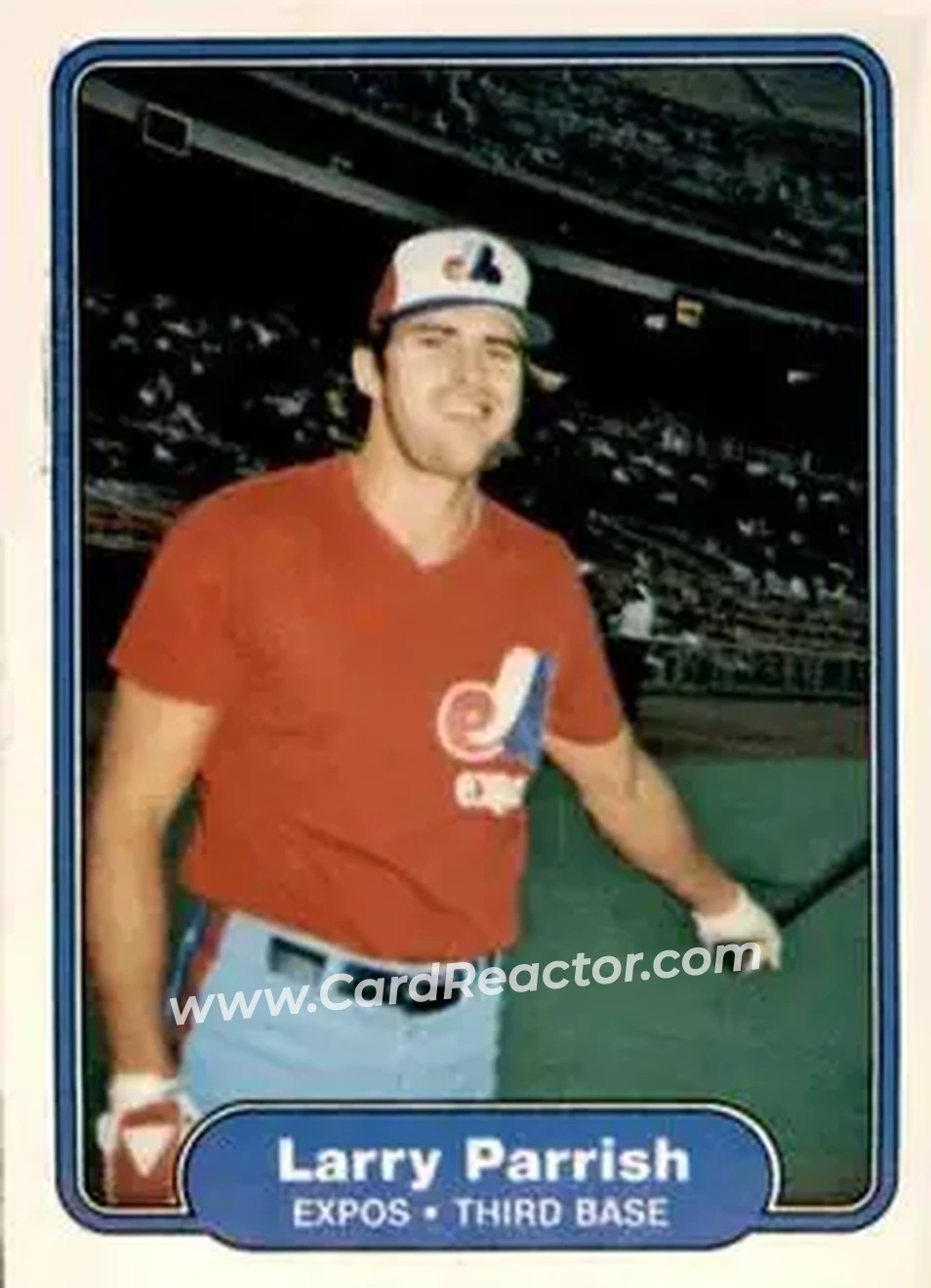 1982 Fleer #200 - Larry Parrish - Montreal Expos - Front
