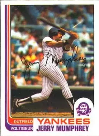 1982 O-Pee-Chee #175 - Jerry Mumphrey - New York Yankees