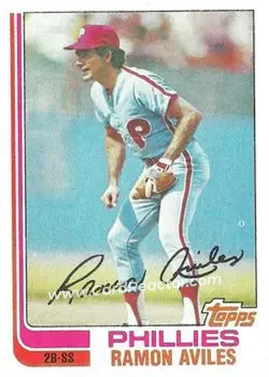 1982 Topps #152 - Ramon Aviles - Philadelphia Phillies - Front