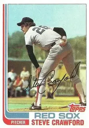 1982 Topps #157 - Steve Crawford - Boston Red Sox