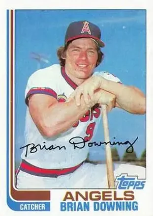 1982 Topps #158 - Brian Downing - California Angels 1982 Topps #158 - Brian Downing - California Angels