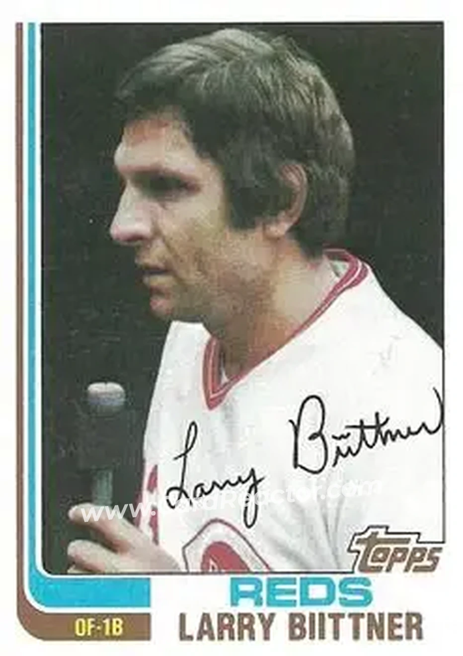1982 Topps #159 - Larry Biittner - Cincinnati Reds - Front