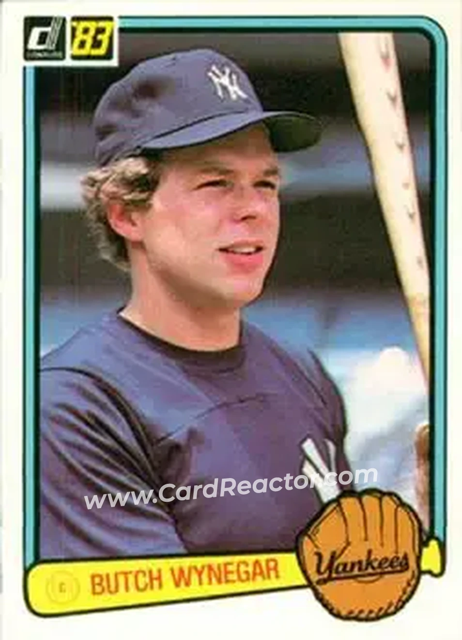 1983 Donruss #325 - Butch Wynegar - New York Yankees - Front