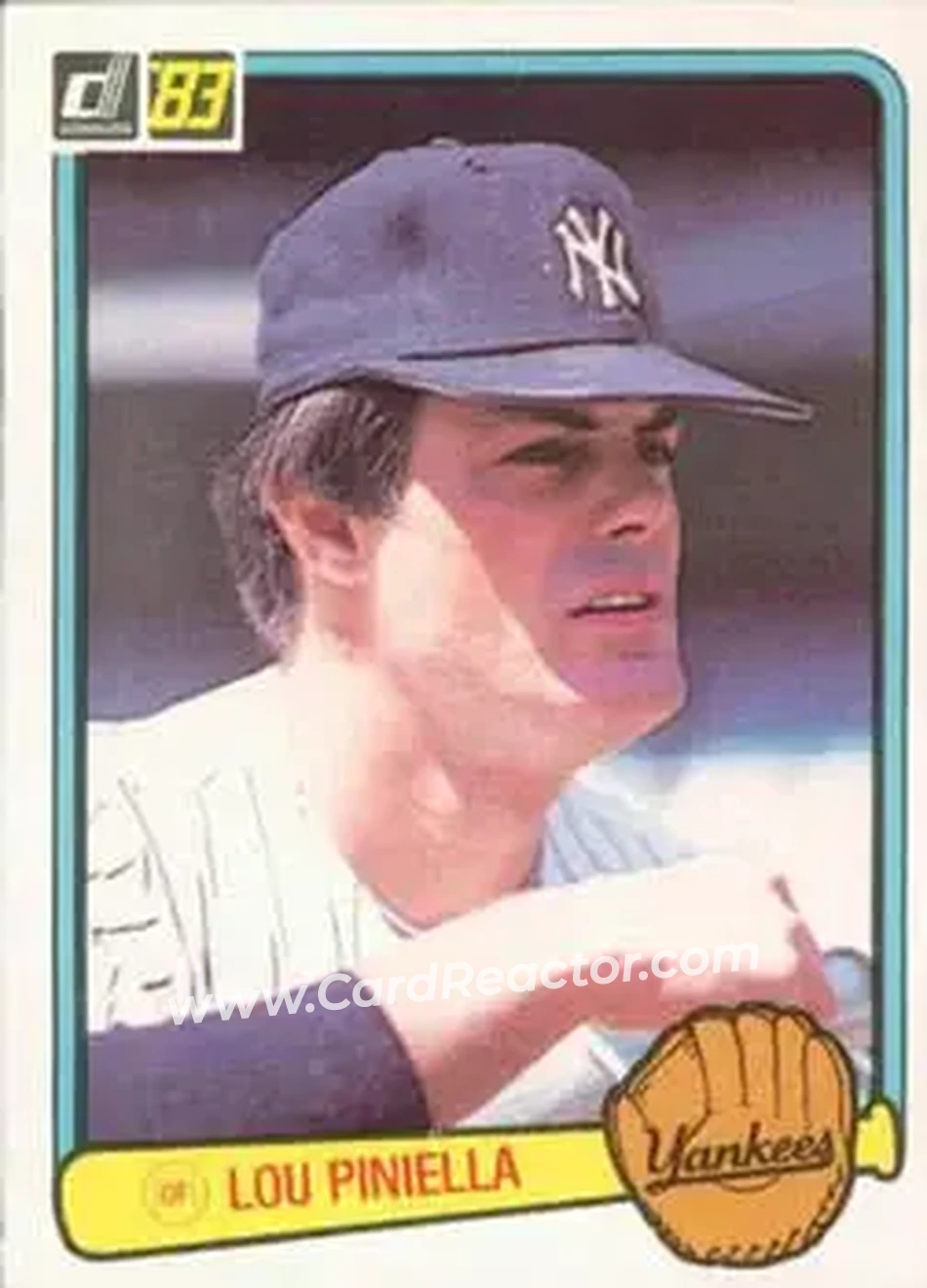 1983 Donruss #335 - Lou Piniella - New York Yankees - Front