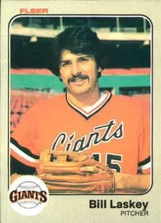 1983 Fleer #264 - Bill Laskey - San Francisco Giants