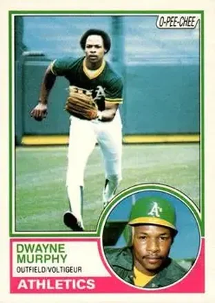 1983 O-Pee-Chee #184 - Dwayne Murphy - Oakland Athletics