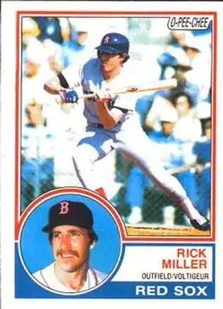 1983 O-Pee-Chee #188 - Rick Miller - Boston Red Sox