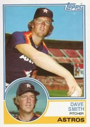 1983 Topps #247 - Dave Smith - Houston Astros