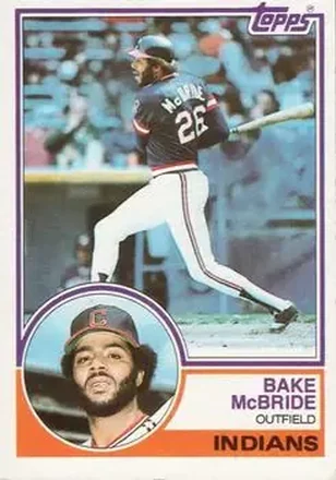 1983 Topps #248 - Bake McBride - Cleveland Indians