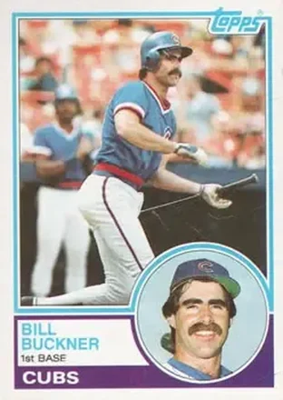 1983 Topps #250 - Bill Buckner - Chicago Cubs 1983 Topps #250 - Bill Buckner - Chicago Cubs