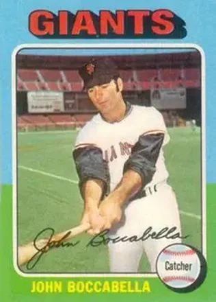 1975 Topps #553 - John Boccabella - San Francisco Giants 1975 Topps #553 - John Boccabella - San Francisco Giants