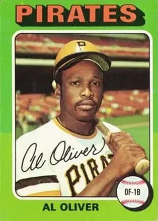 1975 Topps #555 - Al Oliver - Pittsburgh Pirates