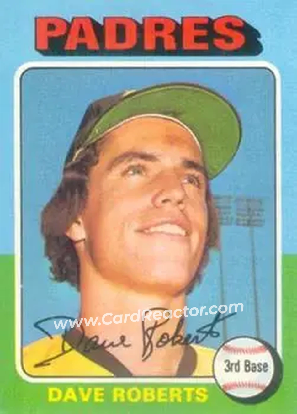 1975 Topps #558 - Dave Roberts - San Diego Padres - Front