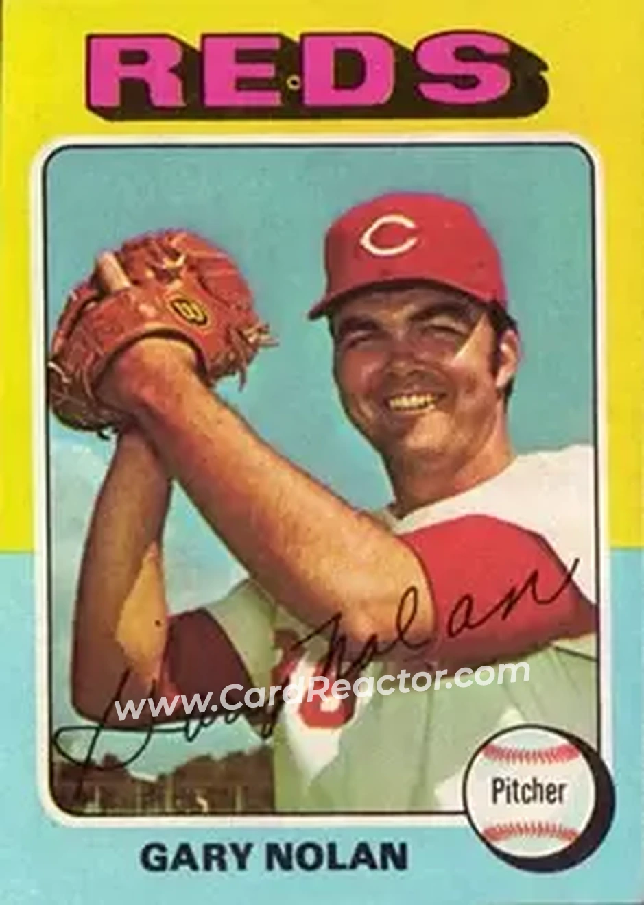 1975 Topps #562 - Gary Nolan - Cincinnati Reds - Front