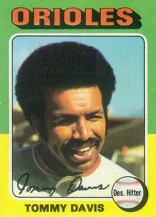 1975 Topps #564 - Tommy Davis - Baltimore Orioles