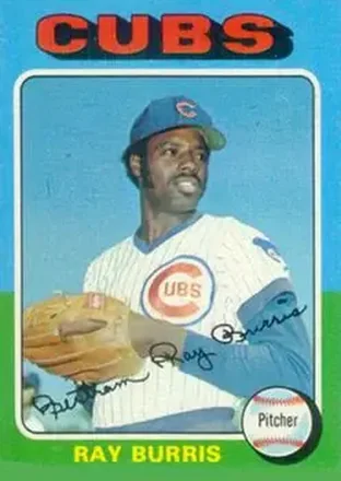 1975 Topps #566 - Ray Burris - Chicago Cubs