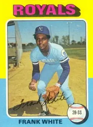 1975 Topps #569 - Frank White - Kansas City Royals 1975 Topps #569 - Frank White - Kansas City Royals