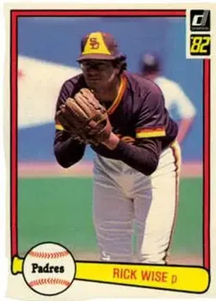 1982 Donruss #170 - Rick Wise - San Diego Padres 1982 Donruss #170 - Rick Wise - San Diego Padres