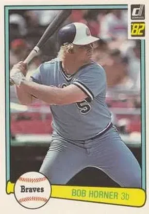 1982 Donruss #173 - Bob Horner - Atlanta Braves
