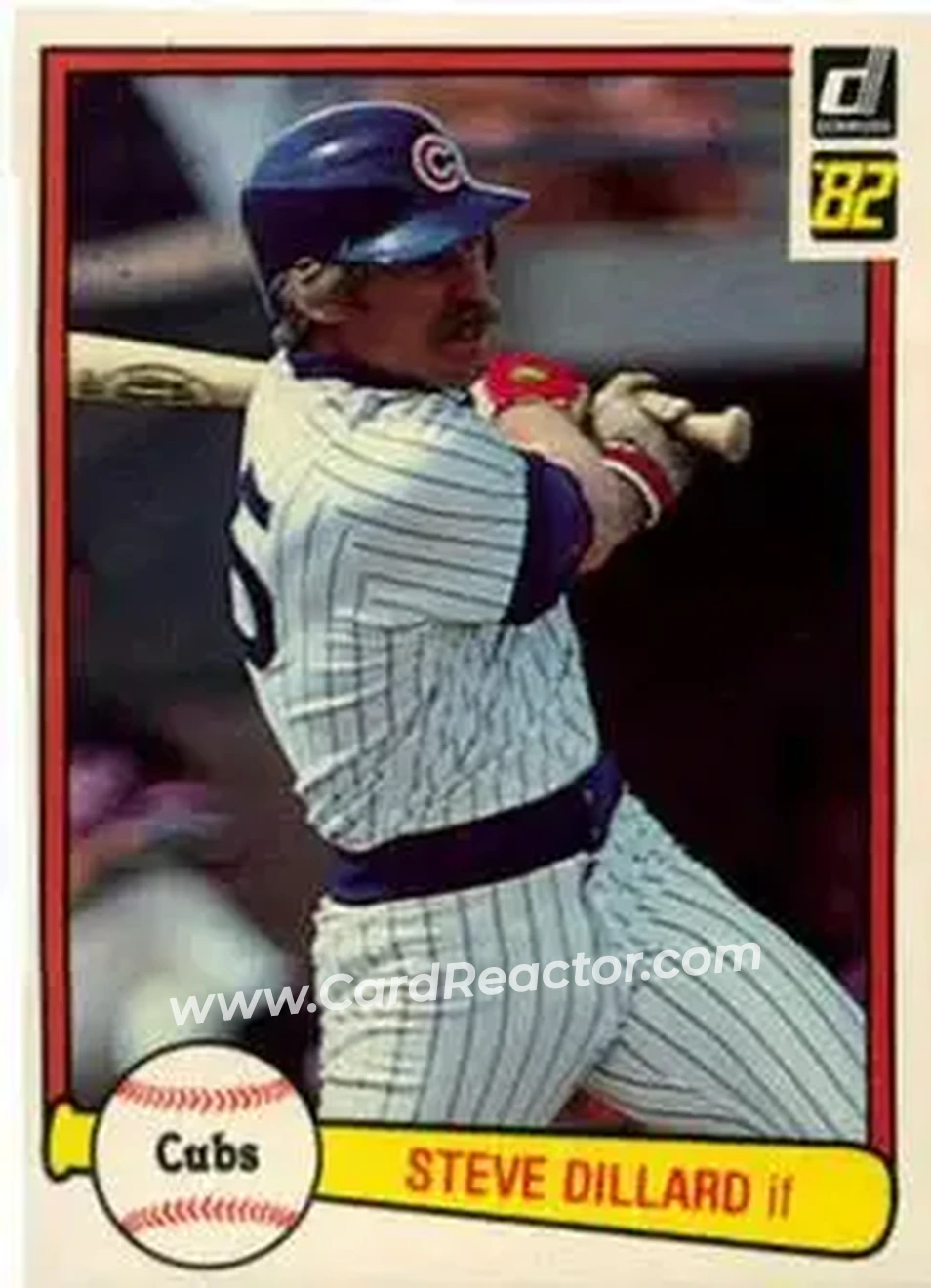 1982 Donruss #174 - Steve Dillard - Chicago Cubs - Front 1982 Donruss #174 - Steve Dillard - Chicago Cubs - Front
