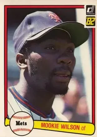 1982 Donruss #175 - Mookie Wilson - New York Mets