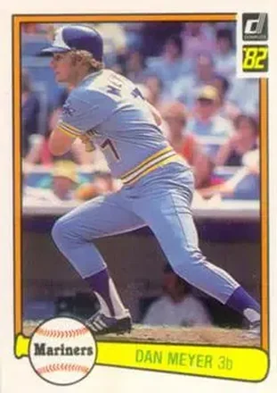 1982 Donruss #176 - Dan Meyer - Seattle Mariners