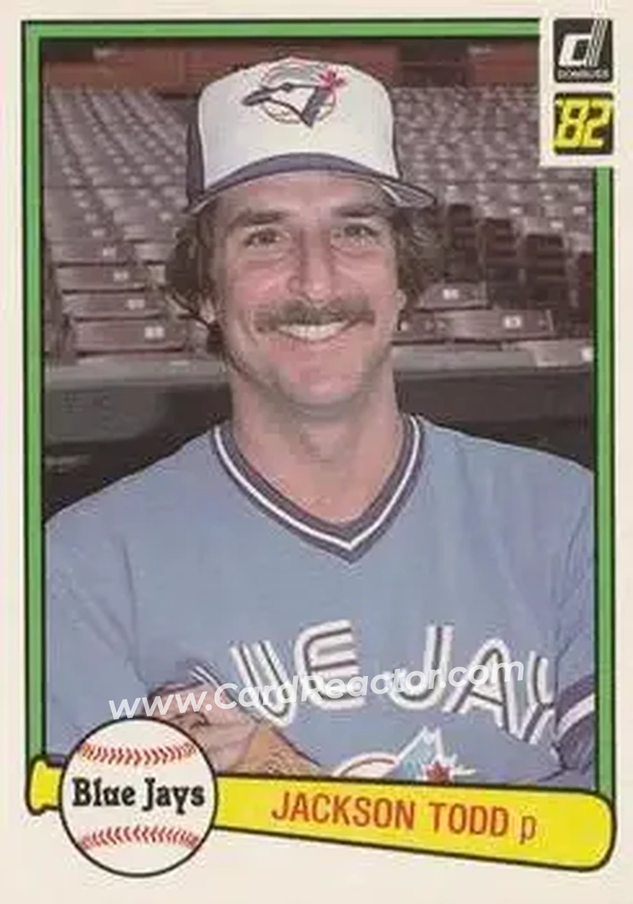 1982 Donruss #178 - Jackson Todd - Toronto Blue Jays - Front
