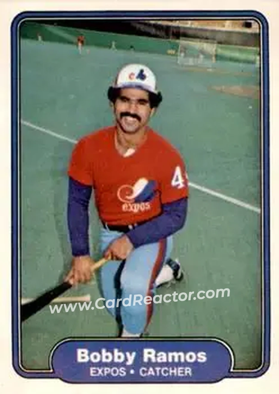 1982 Fleer #203 - Bobby Ramos - Montreal Expos - Front