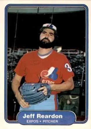 1982 Fleer #204 - Jeff Reardon - Montreal Expos